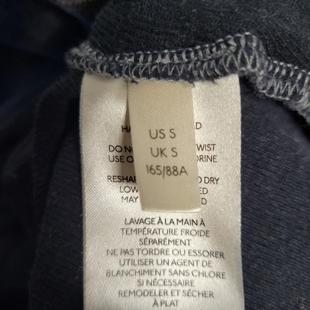 Free‎ People Gray Acid Wash Linen Blend V-Neck Ruffle Top Small